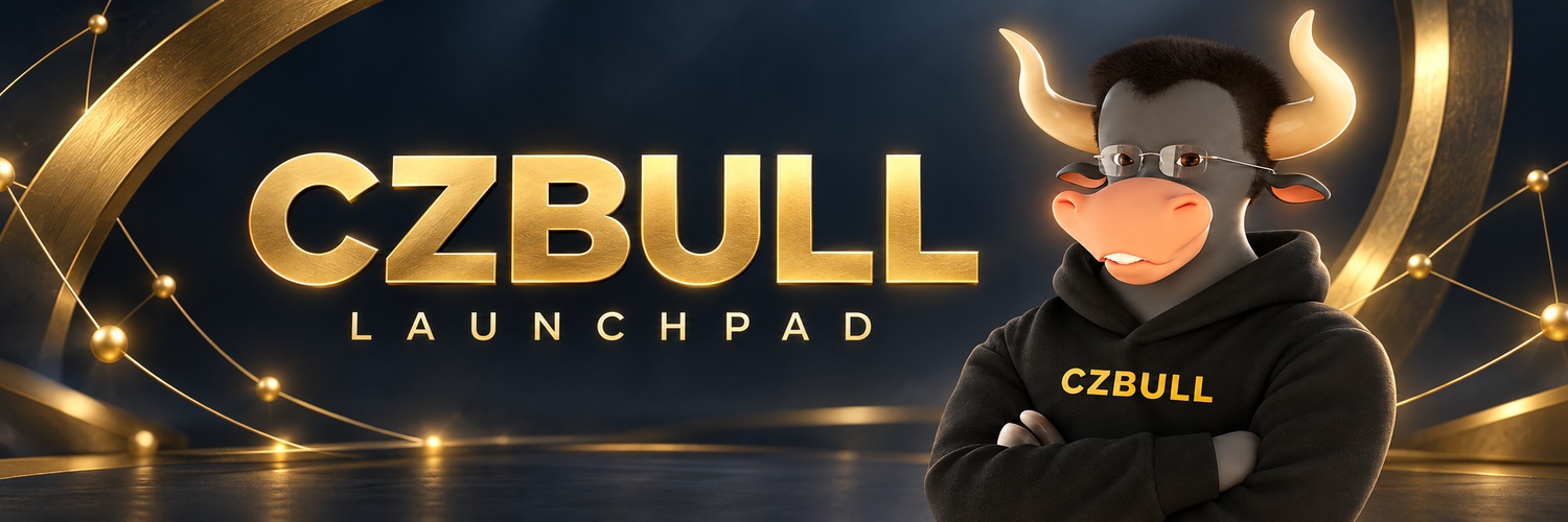 CZBull Launchpad banner with the reference bull in his black hoodie